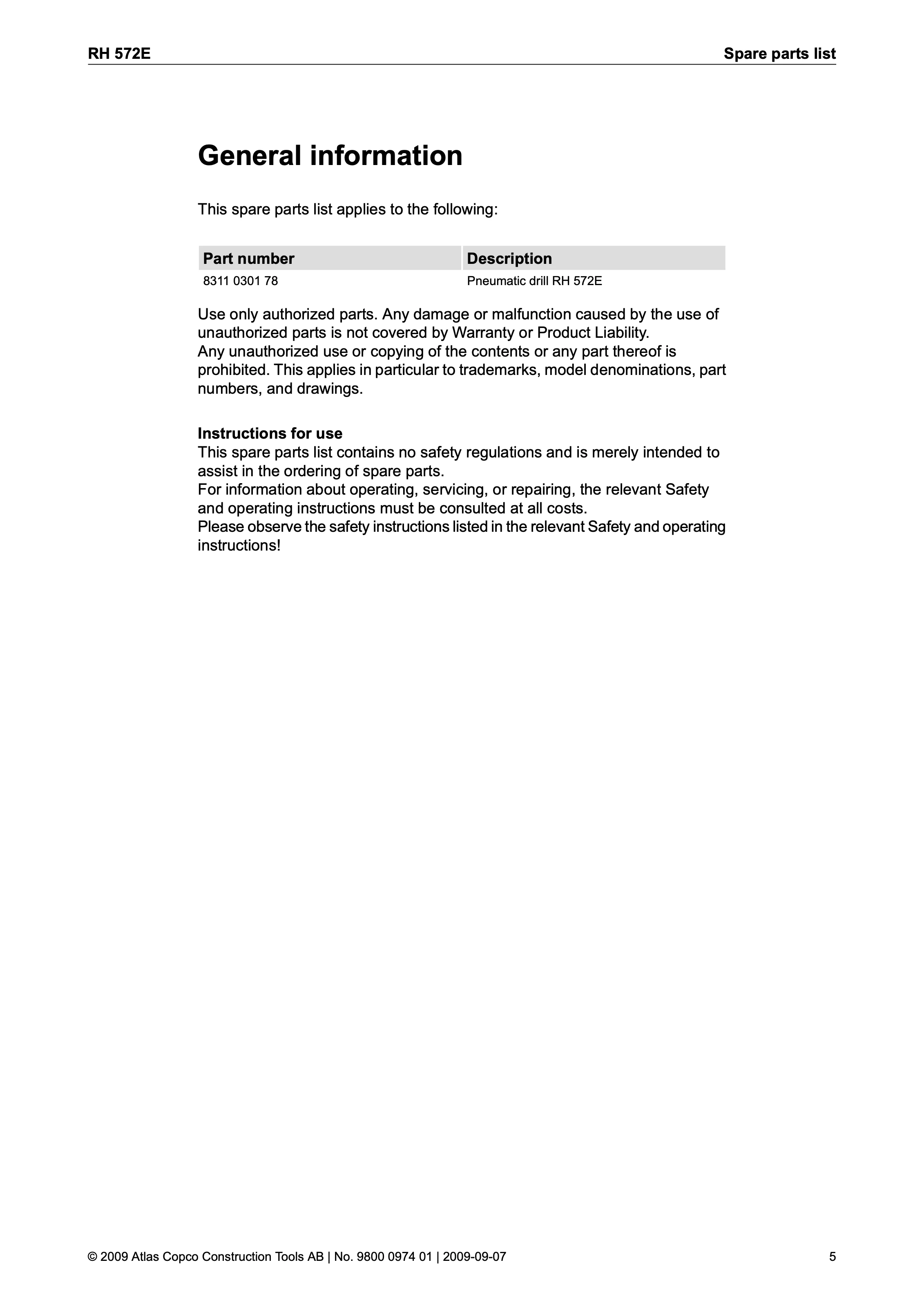 Atlas Copco 572 Series PDF page 5 of 16